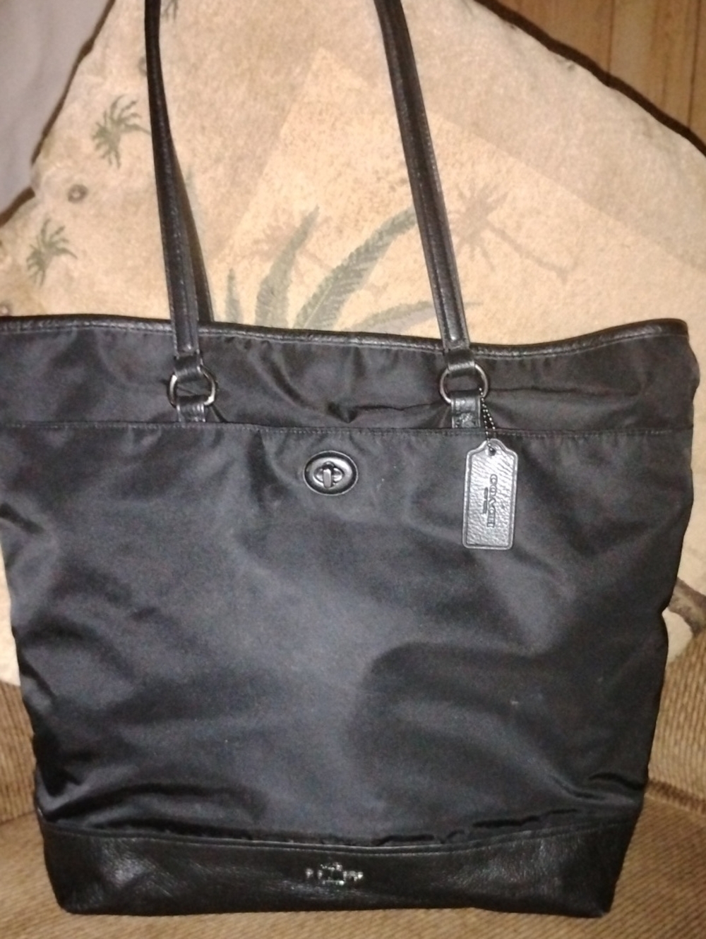 Coach Large Black Tote Bag